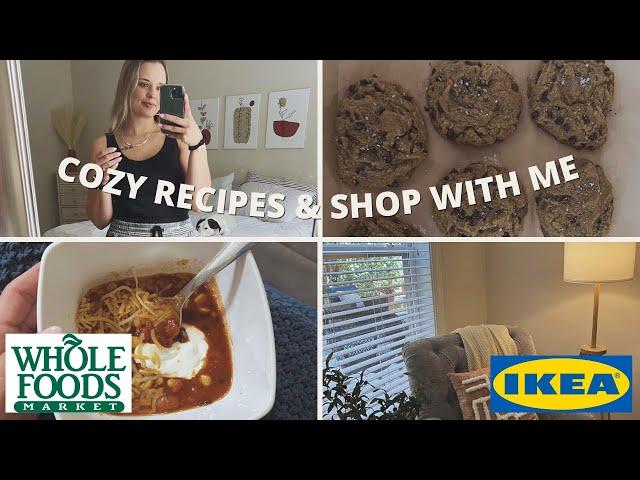 Shop with me at IKEA and Whole Foods | Cozy Recipes