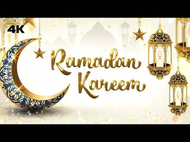 1 Hour Ramadan Kareem 4K Screensaver  | Beautiful Islam