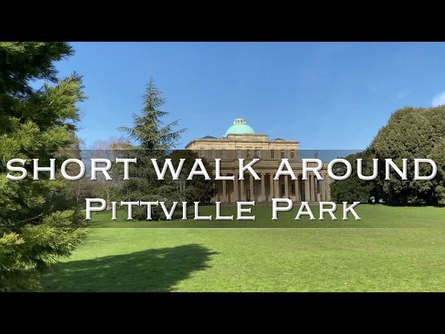 4K virtual  video walk around Pittville Park in Cheltenham Gloucestershire