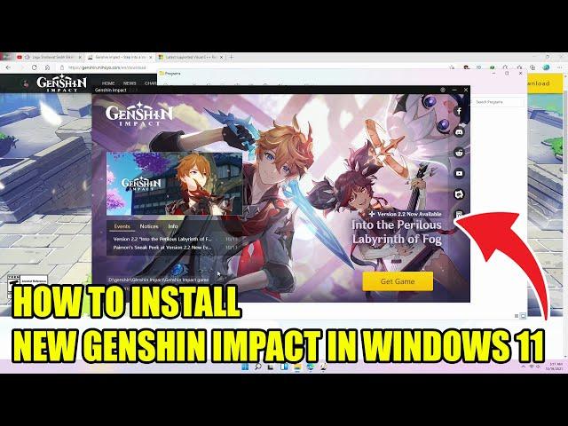 How to install Genshin Impact on windows 11