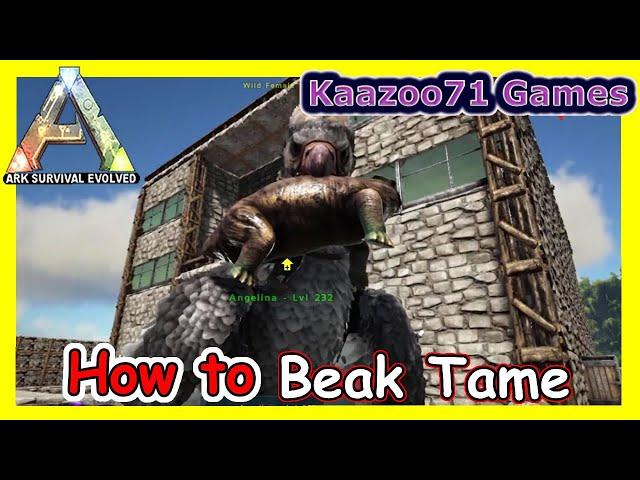 Ark How to Beak Tame Small Dinos 