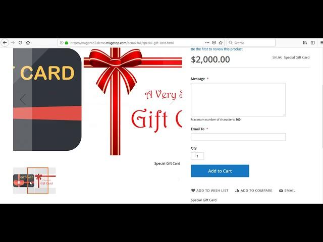 Magento 2 Gift Card Extension | Gift Voucher Module - MageTop.com