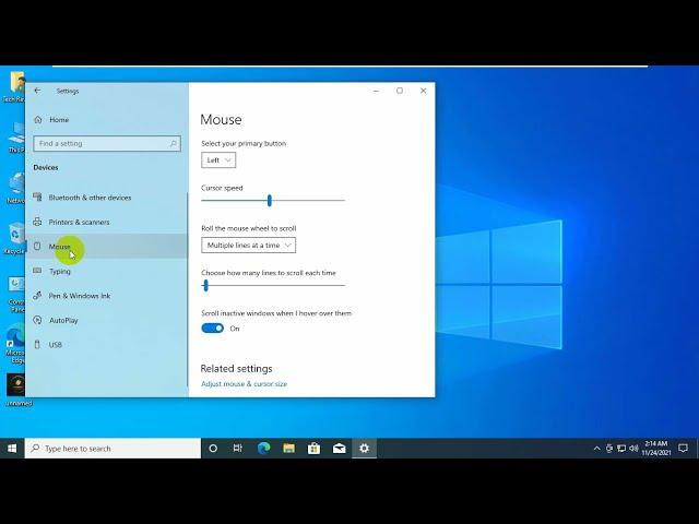 How To On Or Off Inactive Scrolling In Windows 10