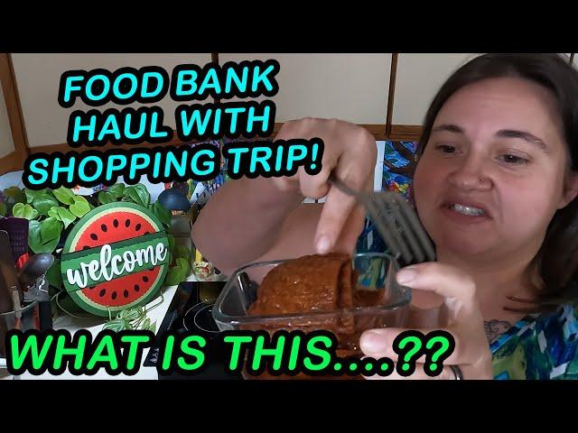 Food Bank Haul with Unexpected Shopping Trip! What in the World is THIS...?