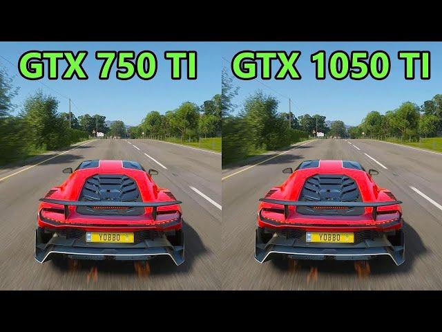 GTX 750 ti vs GTX 1050 ti - I7 4770 - 10 Games tested - 1080p