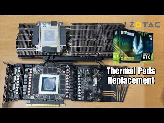 3090 Zotac Trinity Thermal Pads Replacement