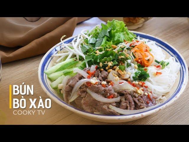 #CookyVN - Cách làm BÚN BÒ XÀO | BÚN BÒ NAM BỘ nổi tiếng ngon khó cưỡng | Cooky TV