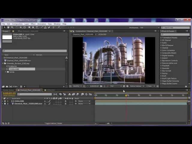 Cinematic Borders. Бесплатный проект для After Effects