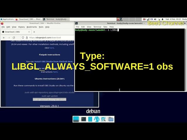 [SOLVED] OBS Error Problem | Debian 11