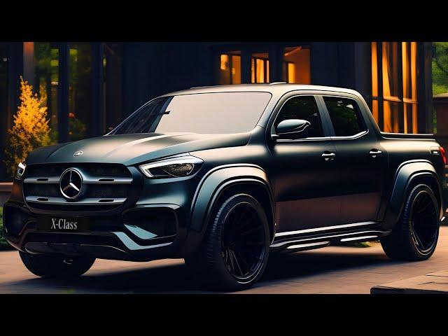 Modern Luxury Pickup-trucks  New Generation 2024 Mercedes X-Class