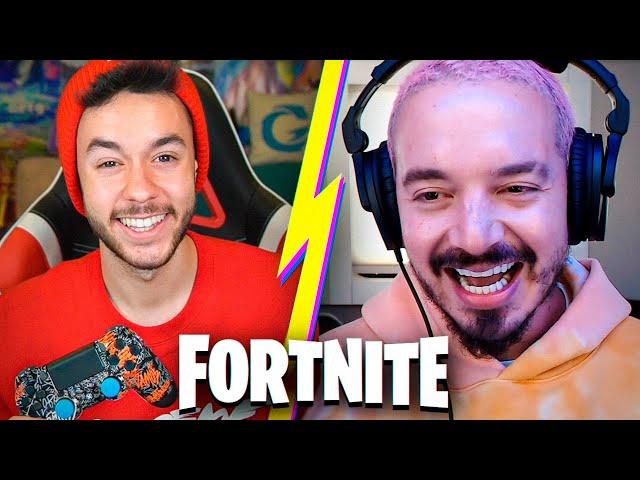 PLAYING FORTNITE WITH J BALVIN  - TheGrefg