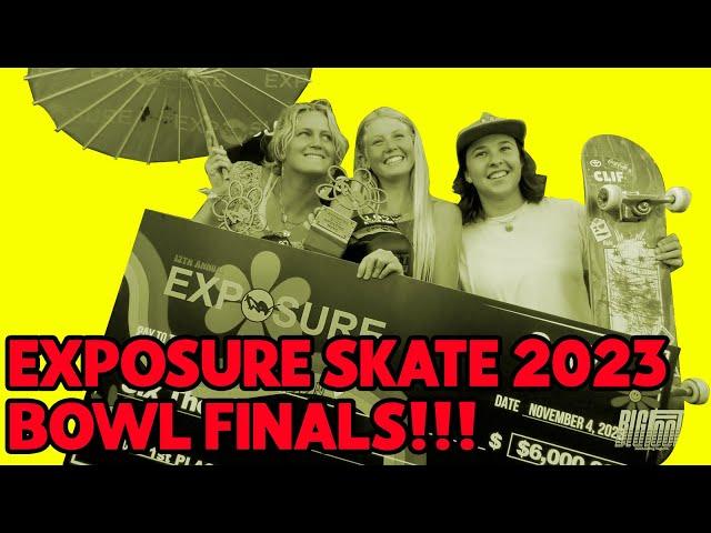 Exposure 2023 Skate Bowl Finals - Gnarly Women's Skateboarding | Encinitas, California
