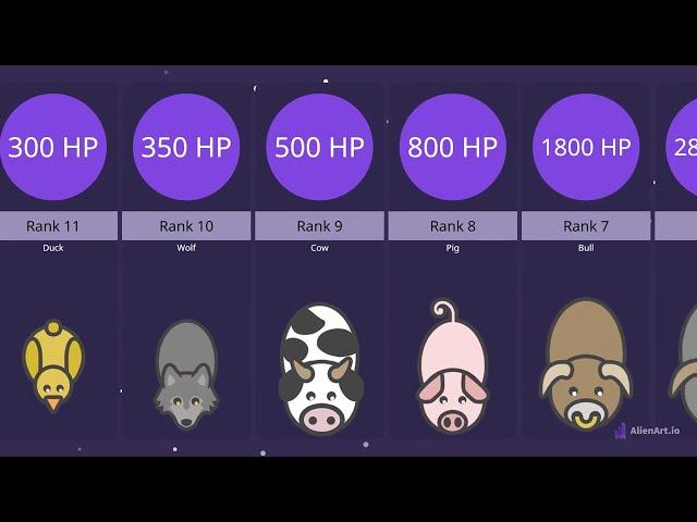 MooMooio Animals HP Comparison