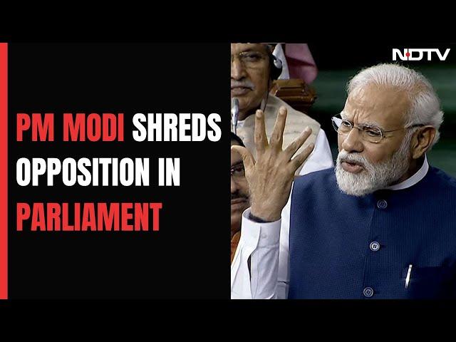 PM Tears Into Opposition: "Their No-Confidence Motion Lucky For Us"