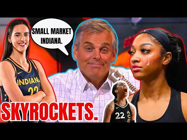 Colin Cowherd SQUASHES Caitlin Clark HATERS as Fever EXPLODES in VALUE as WNBA Popularity RISES!