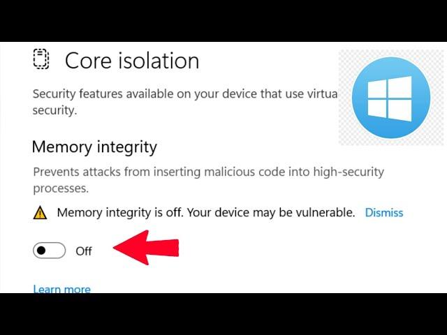 How To Fix Memory Integrity is off Your Device may be Vulnerable