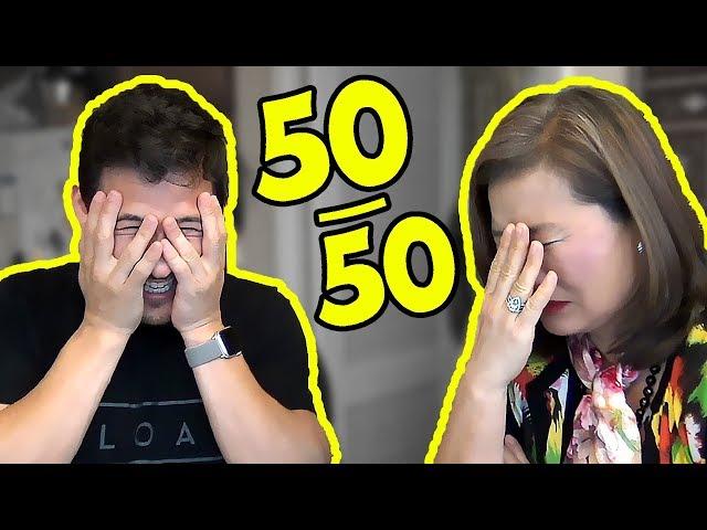 Reddit 50/50 CHALLENGE #4 (feat. MY MOM)