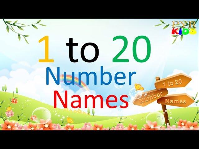 Number Names 1 to 20 | Number Gift from Kids Aeroplane | Number Song | Quick Learning | PYR KIDS