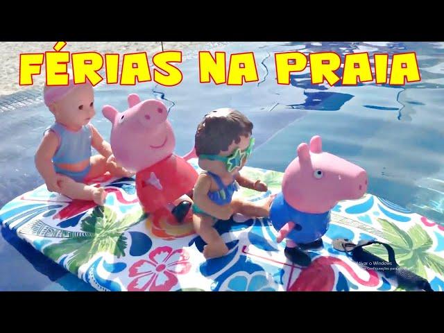 ESPECIAL FÉRIAS! PEPPA PIG, BONECA JUJU E AMIGOS! #ferias #brincadeira #peppapig