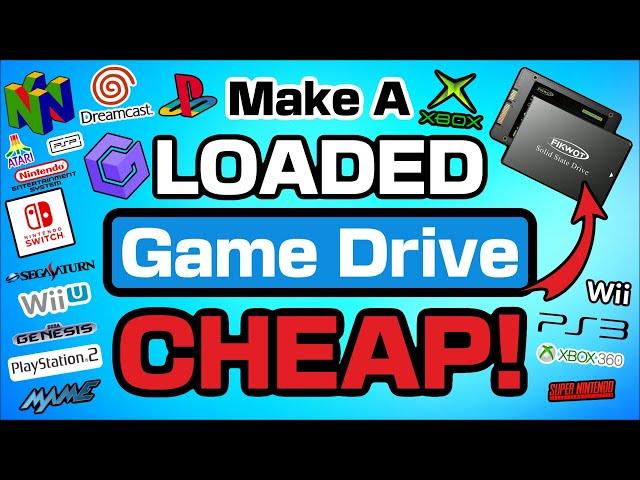 Make A Loaded Plug & Play Game Drive Yourself For Less Than $50!