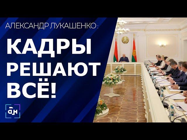 ️Лукашенко: КАДРЫ РЕШАЮТ ВСЁ! Что будет с теми, кто работает "спустя рукава"? Панорама