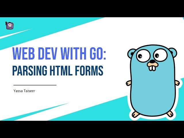 Web Dev With Go: Parsing HTML Forms