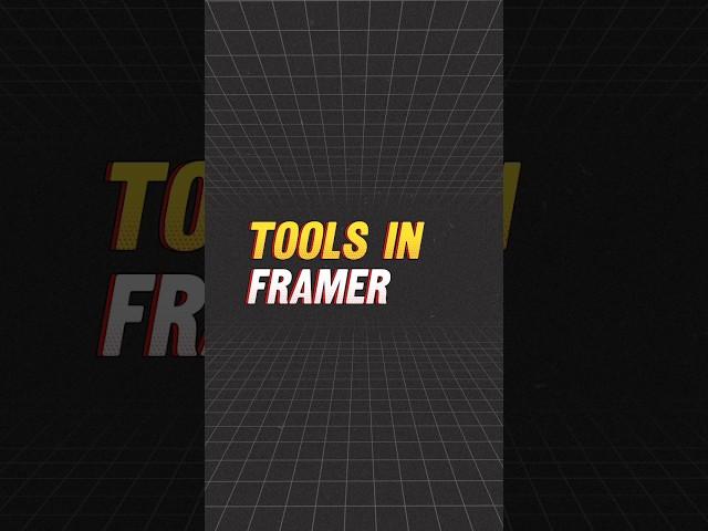 Tools in Framer @Framer #framertutorial #framertamiltutorial #framertamil #uiuxtutorial