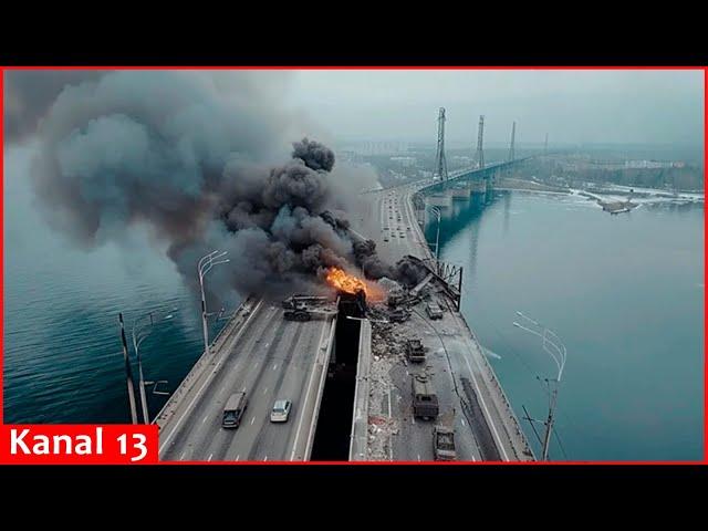 Crimean bridge became a trap for Russians, so Ukraine does not completely destroy the bridge