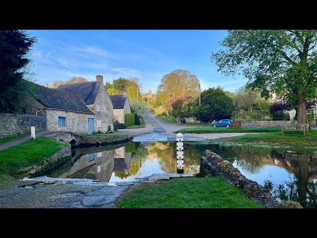 A Thousand-Year-Old English Village - Silent Journey Through Shilton's Countryside - ENGLAND