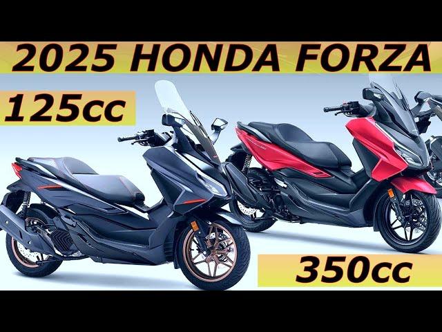 2025 New Honda Forza 125 & Forza 350 | Update and special edition