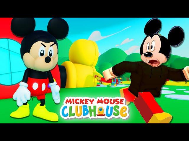 Mickey Mouse VS Evil Mickey CLONE in Roblox Mickey Mouse Clubhouse RP