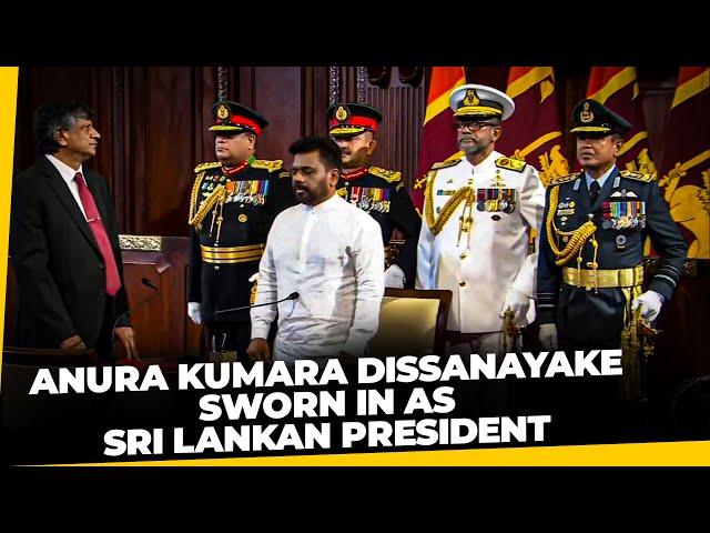 COLOMBO | Sri Lanka swears in Marxist-leaning Anura Kumara Dissanayake as new president.