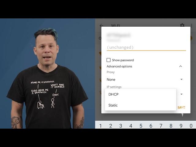 How to set up a static IP address on Android