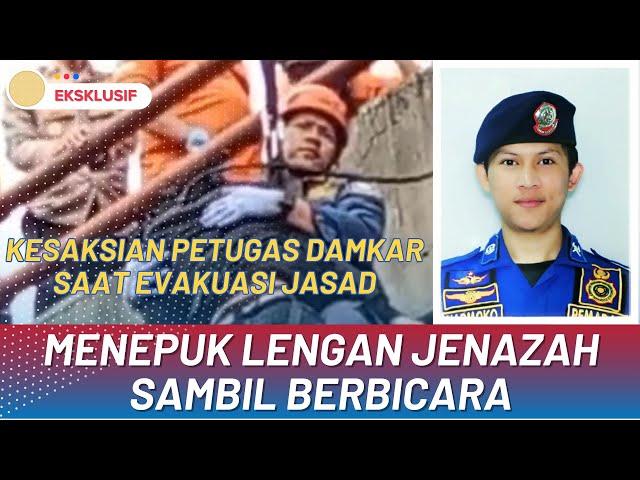 DAMKAR KOTA BANDUNG Peluk & Bicara Ke Jenazah yang Tergantung di Flyover Cimindi Saat Evakuasi