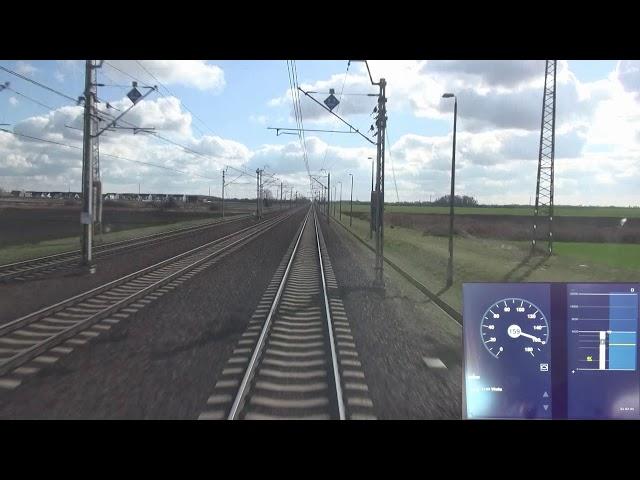 Cabview+ETCS L2 DMI view EU160-006 Newag Griffin Wrocław Główny - Opole Główne +sound