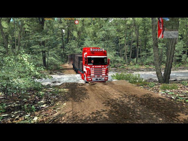 ETS2 1.37 Southern region 8.0 Via the forest gravel road [RUS] Krasnodar - Khadyzhensk | 1440p