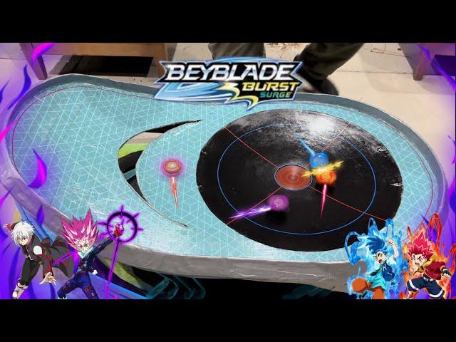 Beyblade Burst SuperKing Surging Storm Stadium!!! | Beyblade Burst Anime Stadium Battles!!