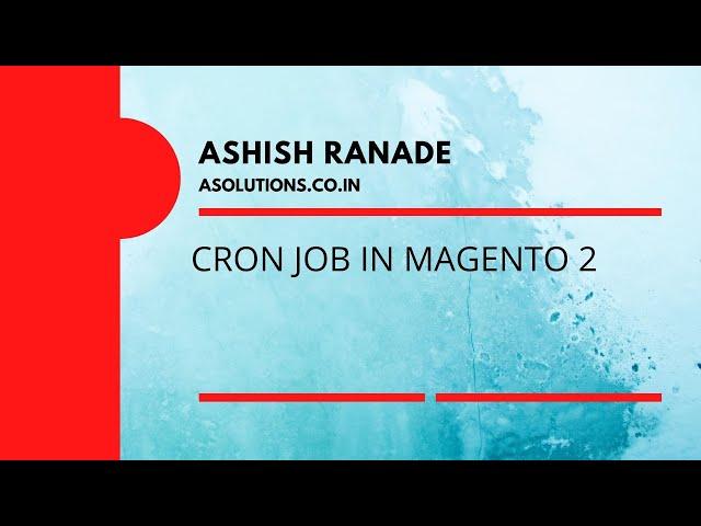 Cron Job In Magento 2