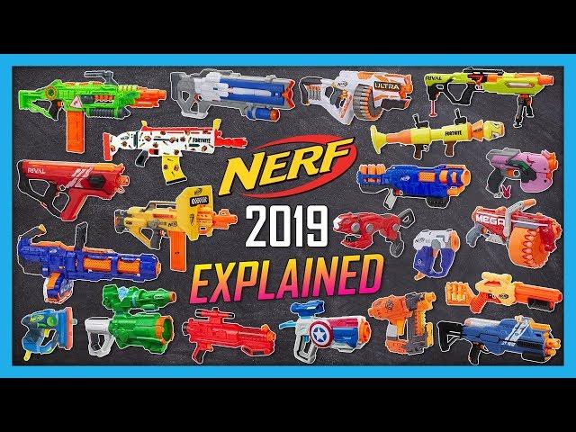 Every 2019 Nerf Blaster Explained in 10 Words or Less