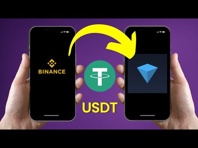 How To Transfer USDT From Binance  To Tonkeeper -  Quick Tutorial - 2024