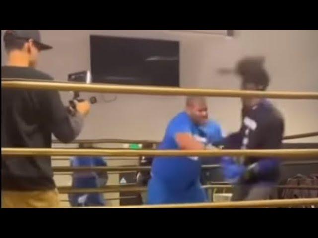 Crip Mac In The Ring Boxing  But Can’t Land & Falls…