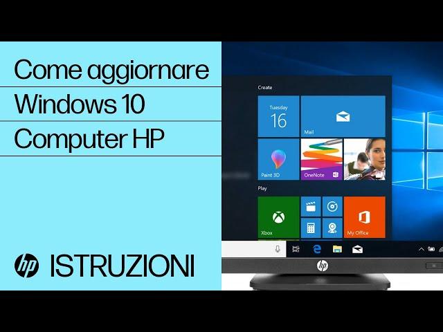 Come aggiornare Windows 10 | Computer HP | HP Support