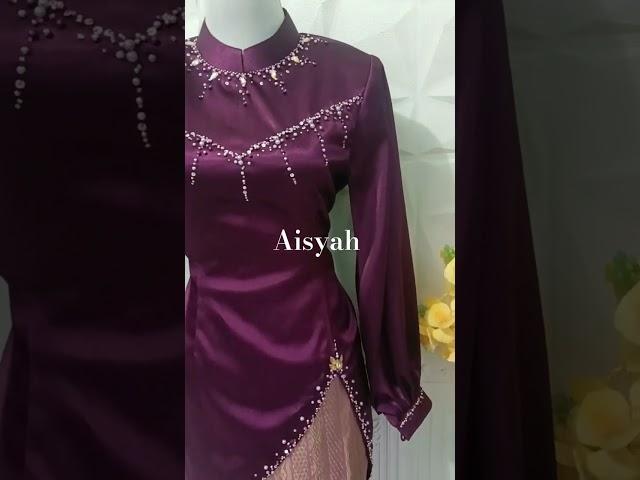 rekomendasi baju kurung modern #jahitonlinebatam #kebaya #jahit  #sewing #bajulebaran