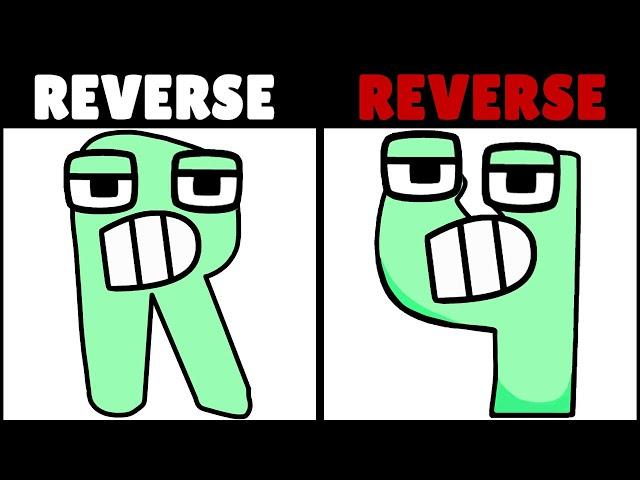 Reverse New Russian VS Reverse New Spanish Alphabet Lore | Part 4 (Z-А...)