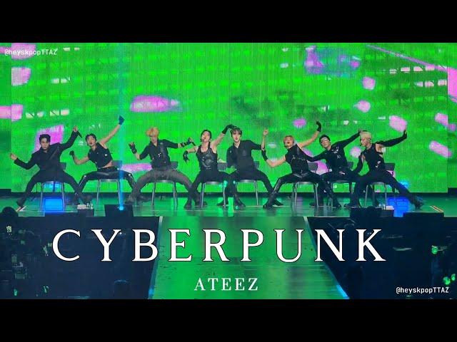 ATEEZ - Cyberpunk | 221108 에이티즈 THE FELLOWSHIP: BREAK THE WALL | Anaheim [FANCAM] 4K HDR