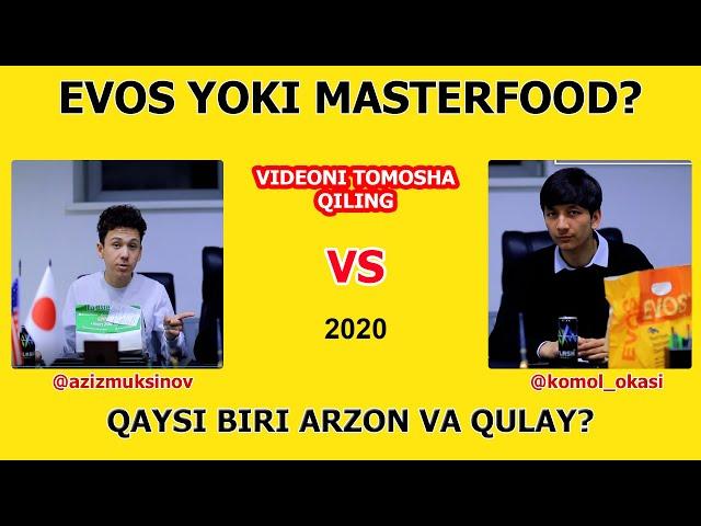 QAYSI BIRI ARZON EVOS YOKI MASTERFOOD TAQQOSLADIK! | QIZIQARLI VIDEO #3-VIDEO