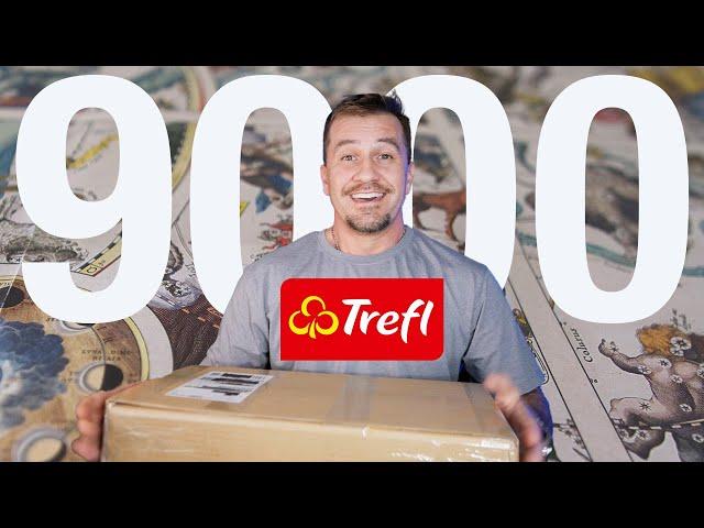 Unboxing a 9000 pcs TREFL jigsaw puzzle | "Ancient Celestial Maps" | 1st impressions (2024)