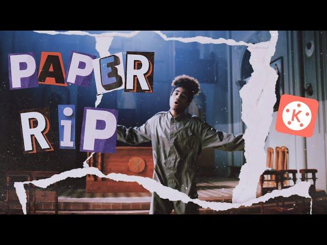 Paper Rip Transition | Kinemaster Editing Tutorial