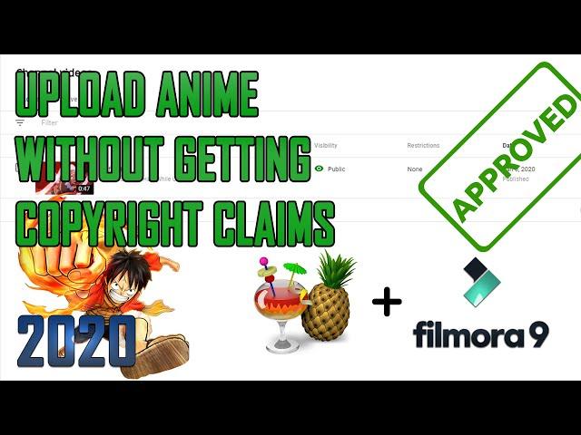 How to Upload Anime Video on Youtube without getting copyright claim in 2020 Tutorial