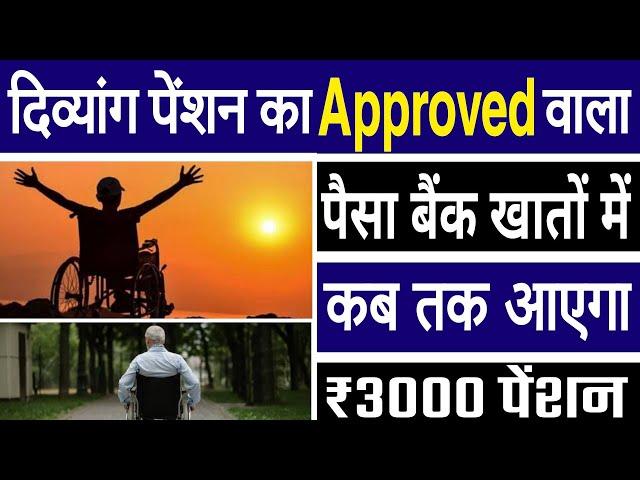 दिव्यांग पेंशन का Approved वाला पैसा कब आएगा | up divyang pension kab aayegi 2024 | divyang pension